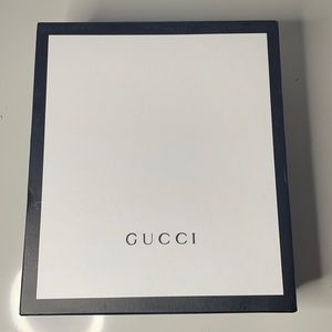 Gucci Box, dust bag, card and paper!